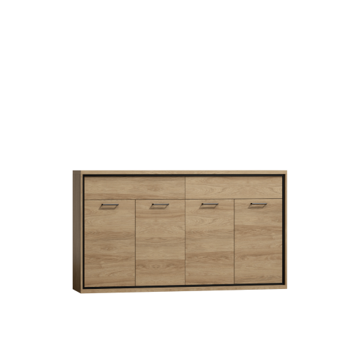 Komoda do salonu o szerokości 177 cm w kolorze natural hikora