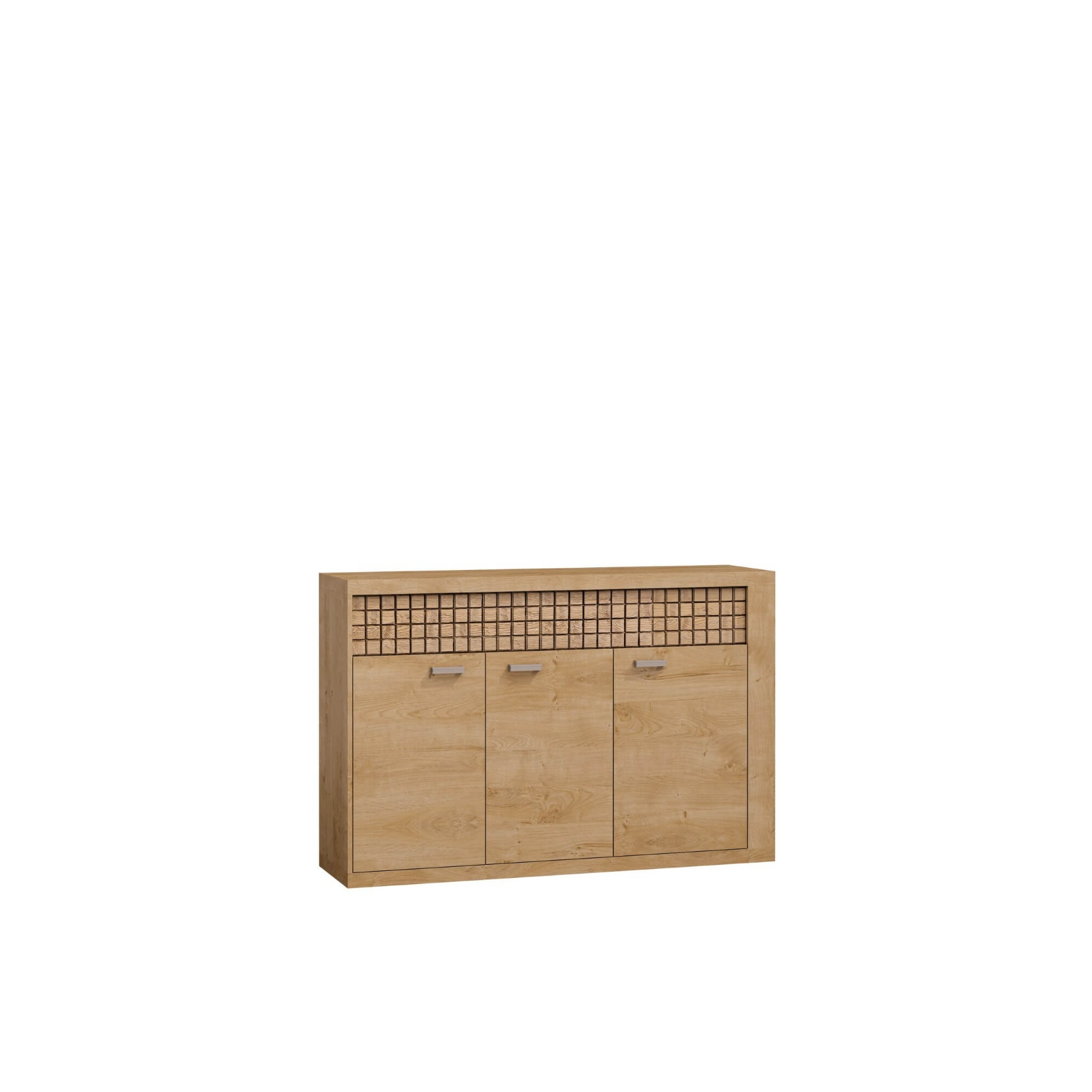 Komoda szeroka do salonu 147 cm w kolorze dąb ribbeck