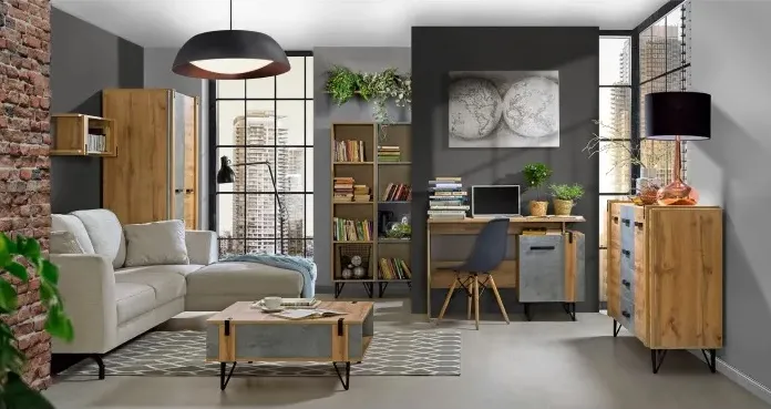 Co będzie lepsze w salonie: regał otwarty, półotwarty czy zamknięty?