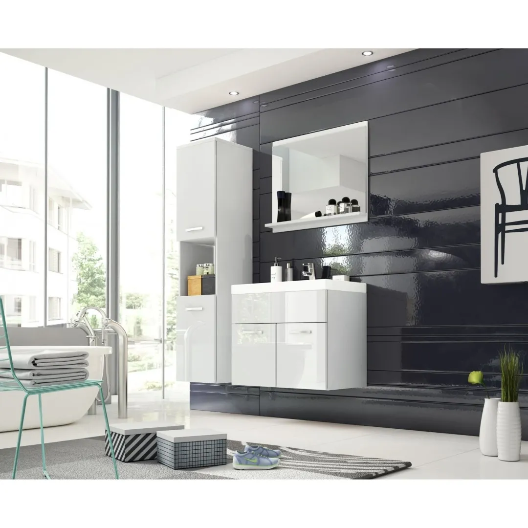 Komplet mebli łazienkowych "MONTANA" w białym kolorze