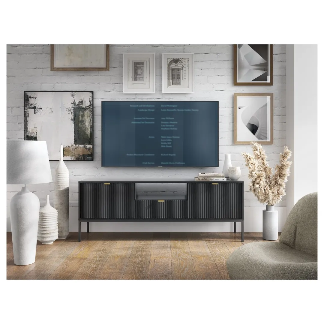 Szafka RTV "NOVA" na metalowych nogach