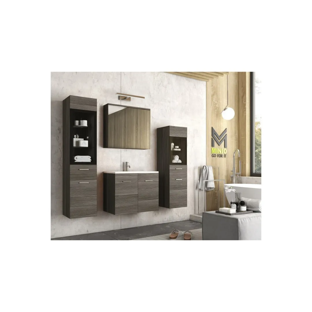 Meble łazienkowe "MARIT 2" z umywalką i lustrem