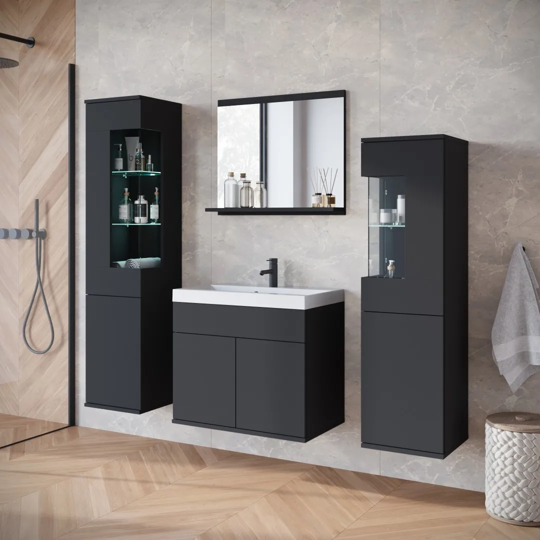Zestaw mebli łazienkowych NIKITA z umywalką