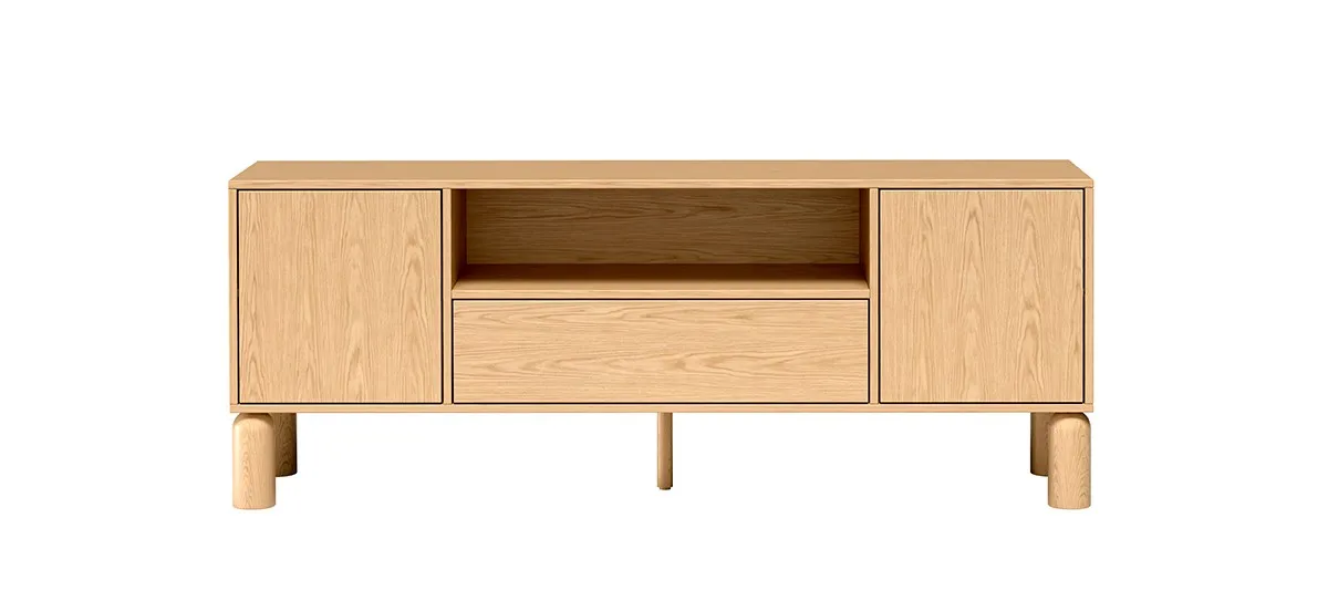 Długa szafka RTV SORIA 6, 160 cm, 1 szuflada, 2 drzwi