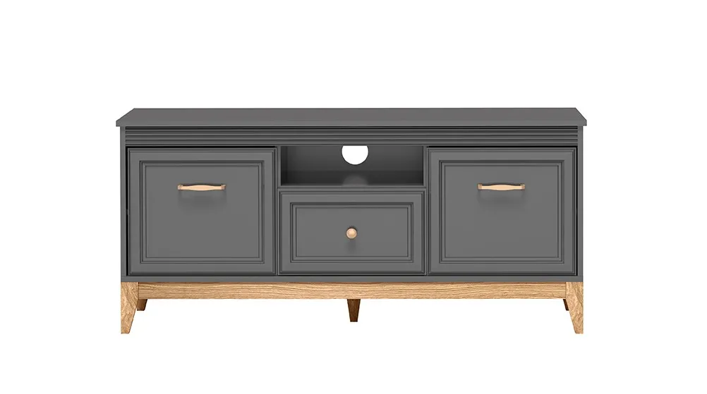 Szafka RTV TULUZA 8, 135,5 cm, 2 drzwi, 1 szuflada